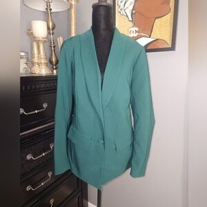 Torrid Studio Teal Blazer